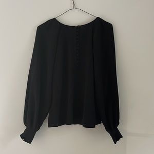 Sezane, black blouse- size 34 (US 2), excellent condition